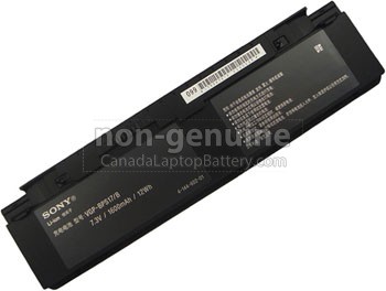 1600mAh Sony VAIO VGN-P37J/N Battery Canada